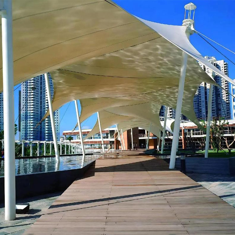 公主岭市膜结构景观棚